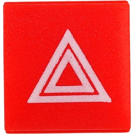 Inserte el símbolo rojo del interruptor de luces de emergencia, equivalente universal Hella 9XT713630-391 ELMOT. (1/3)
