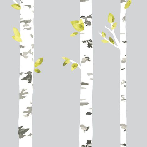 Stickers - Bandes Florales Vertes - Hauteur 45,7 cm (1/3)