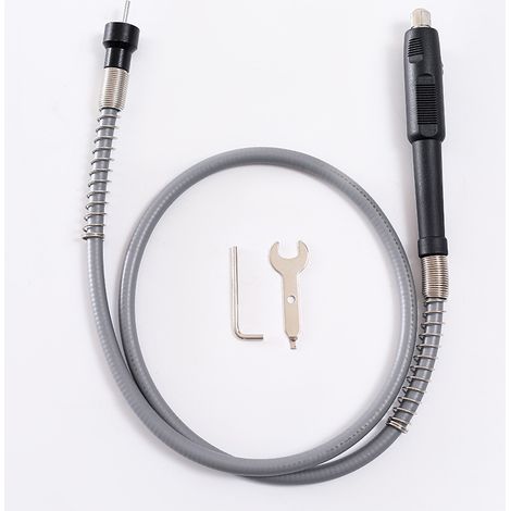 – Câble d'extension flexible pour foreuse – Adaptateur universel avec mandrin sans clé – Pour la gravure et le polissage (1/5)