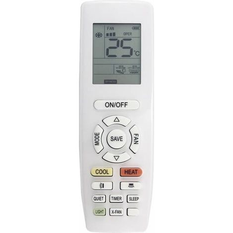 Télécommande de remplacement YAPOF15 pour climatiseur Gree-Télécommande de remplacement YAPOF15 pour climatiseur Gree (1/5)
