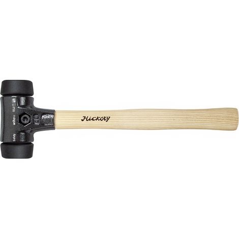 Wiha Mazzuola Safety, semimorbida/semimorbida Con manico di hickory, testa battente rotonda 50, 360 mm (26432)