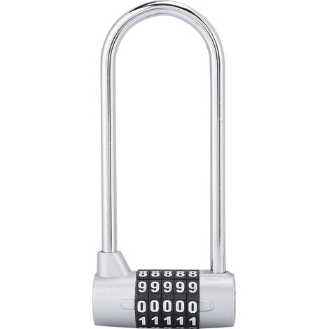 Ortviai Cadenas à code numérique U 5 disques Zinc pour portes de cabinet
