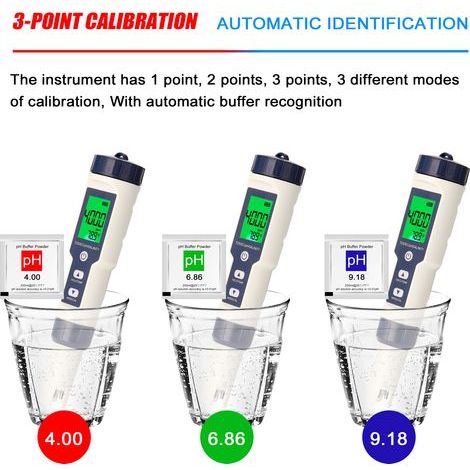 Tester professionale 5 in 1 multiparametrico: pH/EC/TDS/salinità/termometro, tester digitale multifunzionale per la qualità dell'acqua. (1/5)