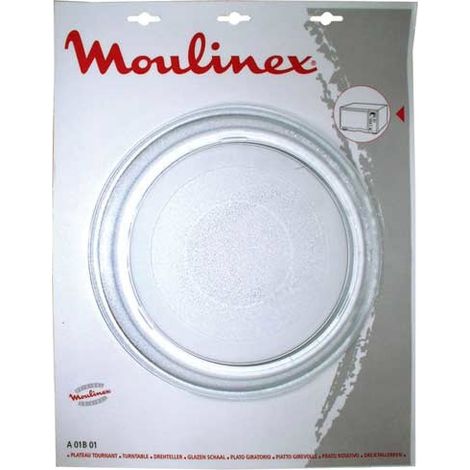 PLATO GIRATORIO DE VIDRIO Ø 280MM PARA MICROONDAS MOULINEX