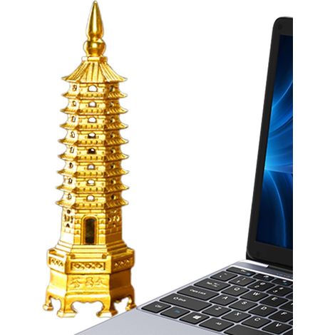 Turm-Dekoration, Schreibtischturm, Bastelfiguren Leistungsstarke Symbol-Tischdekoration für Arbeitszimmer, Schlafzimmer, Wohnzimmer, Arbeitsbereich und Konferenzraum (1/5)