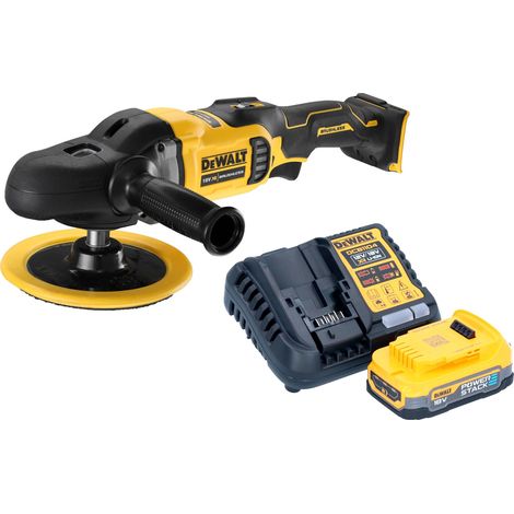 DeWalt DCM 849 E1 Polisseuse excentrique sans fil 18 V 180 mm Brushless + 1x batterie Powerstack 1,7 Ah + chargeur (1/4)