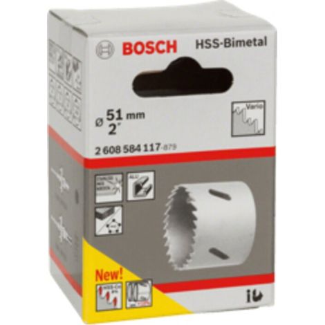 BOSCH-A SEGA A TAZZA BIMETALLICA HSS D 51