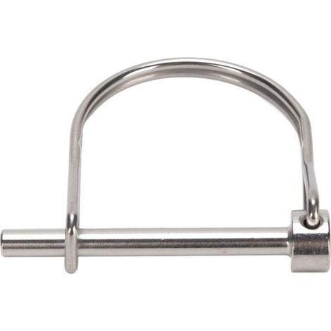 Goupille de sécurité en acier inoxydable - - Type D - 5x50 mm - Acier inox 316 - Anti-corrosion - Polyvalente (1/5)