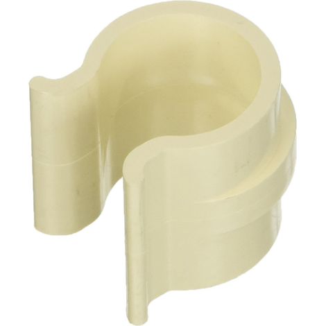 Clips en plastique pour serre, Ø 25 mm, 10 pièces, blancs
