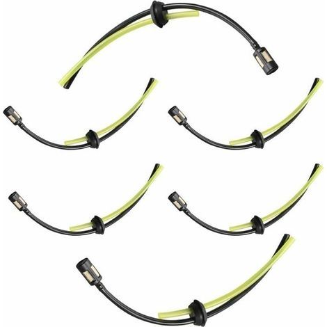 set di guarnizioni universali per filtro carburante e raccordo per tubi del carburante di tosaerba, serbatoio, filtro carburante, tubo del carburante di decespugliatore (1/4)