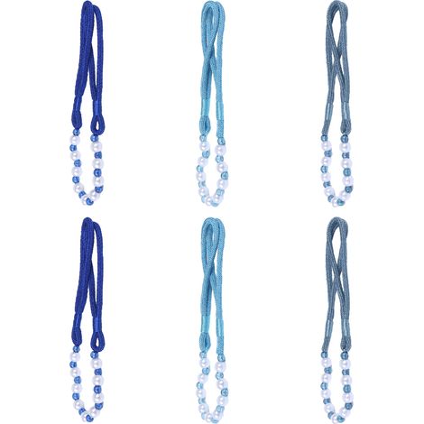 Cordones Para Cortinas - Cadenas De Perlas 72 Cm - Para Cortinas De Hogar Y Oficina - 3 Pares (1/5)