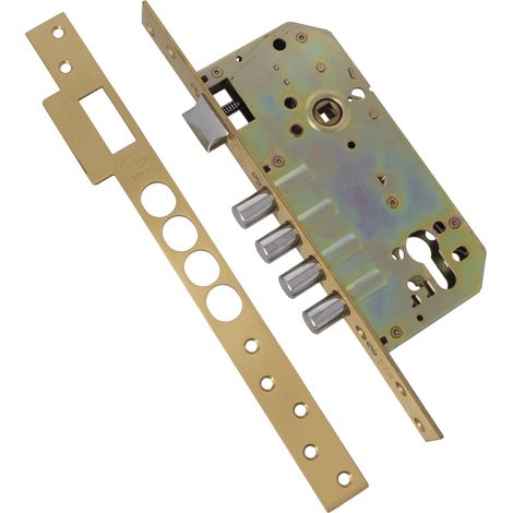 AMIG Serrure encastrée 100 BASE 50/85 Laiton Mat (1/5)
