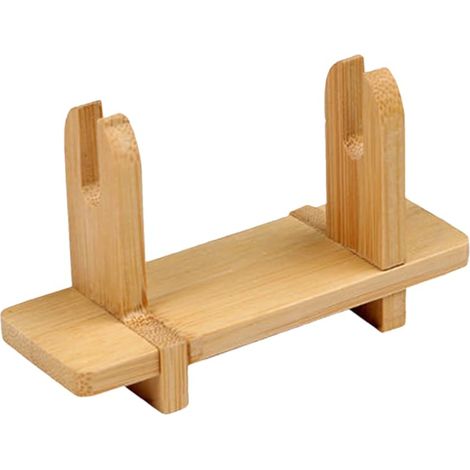 Porte-éventail japonais en bois présentoir pour éventail pliable Support de ventilateur traditionnel pour décoration et expositions pour éventails (1/5)
