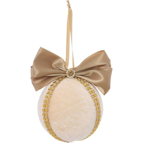 Sdn plf velour nd oro 12cm - Feeric lights & christmas (1/5)