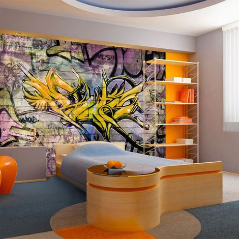 Papier peint superbes graffitis - 150 x 105 cm (1/4)