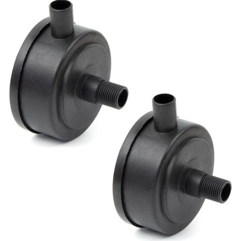 Lntyq Filtre Silencieux Compresseur D'air Accessoires, à air Comprimé 20mm Male Filetage Plastiques Coque Air Compresseur Silencieux Filtres pour Les Chaudières à Compresseur D'air 2 Pièces