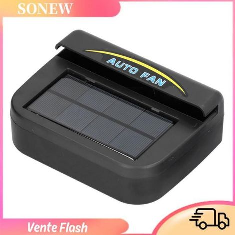 Ventilateur Solaire Pour Voiture - Refroidissement Et Ventilation Automobile - Compatible Tous Modèles - 1 Pièce (1/5)