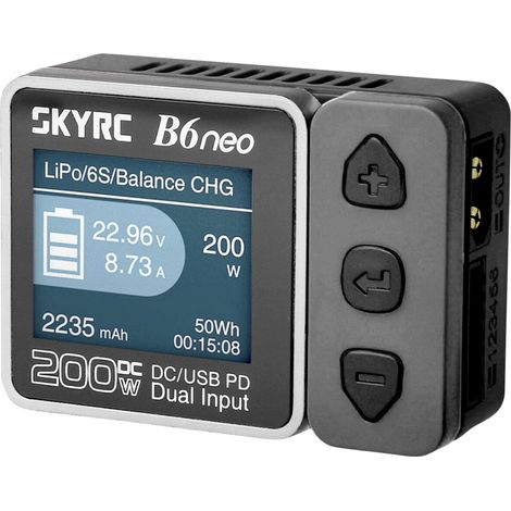SKYRC B6neo Chargeur de modélisme 10 A plomb, LiFePO, LiHV, Li-ion, Li-polymère, NiCd, NiMH (1/5)
