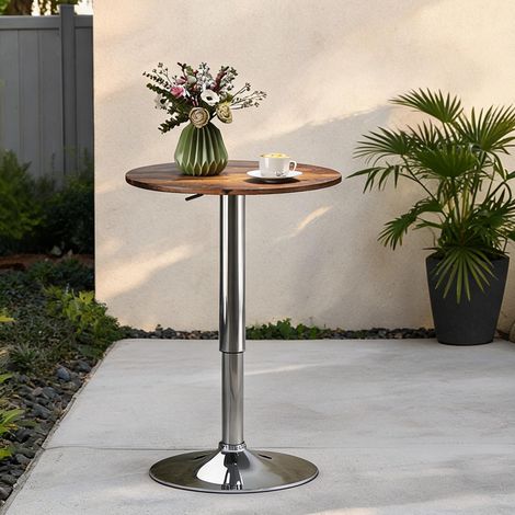 Table de bar réglable de 67 à 93 cm 60 x 60 x 93 cm (1/5)