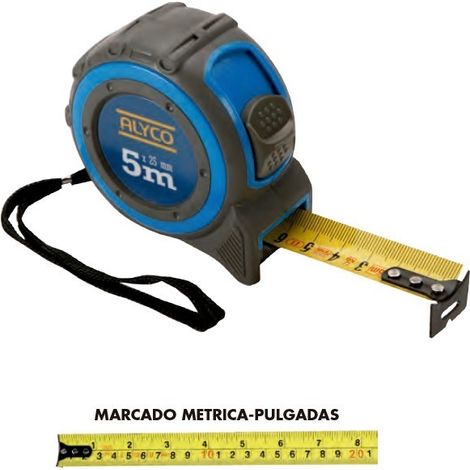 MÈTRE FLEXIBLE 3 M. (MÉTRIQUE/POUCES)