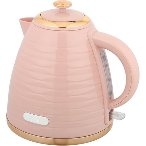 3kW Pink Honeycomb Kettle for Rapid Boiling-Perfect for Quick Tea and Coffee Preparation