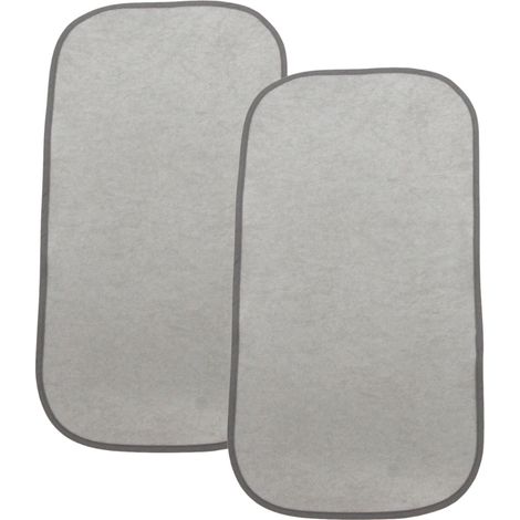 MIMUSELINA Lot de 2 serviettes à langer pour bébé imperméable 59 x 30 cm Serviette impermeable pour le matelas à langer de votre b (1/5)