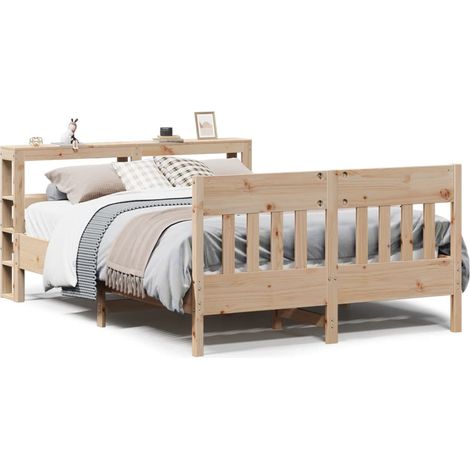 Maison Exclusive - Letto senza Materasso 160x200 cm in Legno Massello di Pino