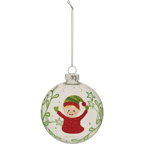 BDN VERRE 80MM LUTIN RG PAILL - Feeric lights & christmas (1/2)