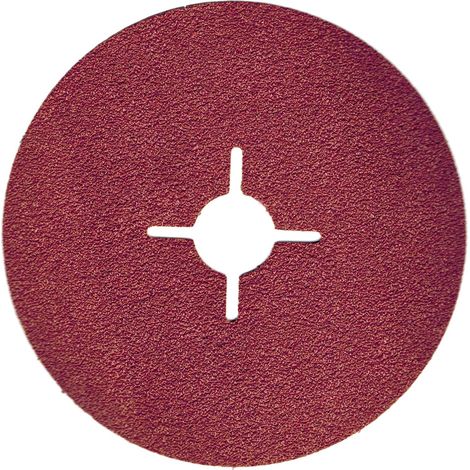 50 Disques abrasifs, Grain 40, Diamètre 115 mm, Pour meuleuse d'angle, Acier et béton
