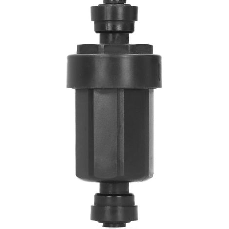Filtre d'irrigation 1/4 pouces avec crépine en acier inoxydable, système de Filtration à connexion rapide, noir (1/5)