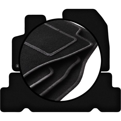 Komplettset Veloursmatten für: Citroen C4 Grand Spacetourer 5-Sitzer (2013-2021)