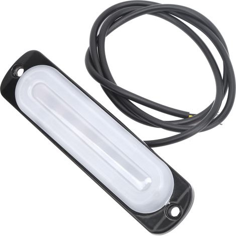Feu de signalisation latéral clignotant 12 V à 6 LED, éclairage blanc et jaune, pour voiture et camion (1/5)