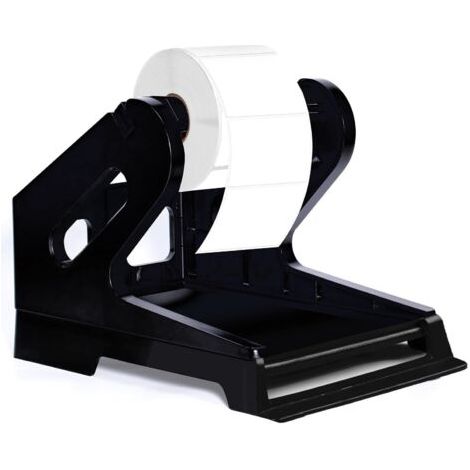 Porte-Étiquette Thermiques, Support Etiquettes pour Bureau, Porte-Étiquette à Rouleaux Externes, Accessoires pour Imprimante Thermiques Distributeur Etiquettes pour Étiquette PliÉe et Rouleau