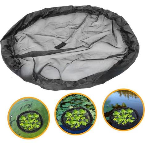 Clôture flottante pour bassin Filet flottant rond Isola Flora – Maille fine de 45 cm, pour jardin, bassin à poissons et décoration intérieure (1/4)