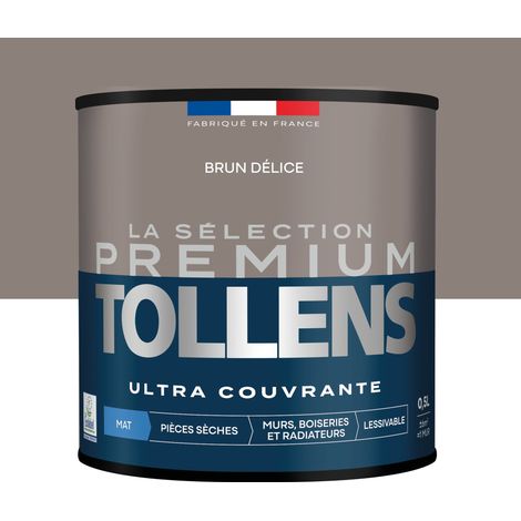 Peinture Satin Ultra Couvrante Brun Délice 0,5 L