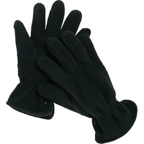 Guanti Pile Deltaplus Art. Neve Nero Tg. Unica
