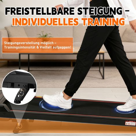 Tapis roulant électrique 2-en-1 pliable pour maison, inclinaison réglable, appareil de course et marche avec télécommande, écran LED, fitness domestique (1/5)