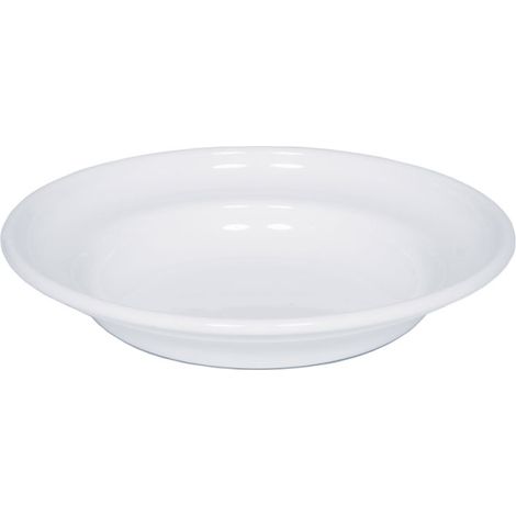 Riess Teller tief Ø22cm Emaille Classic Weiss