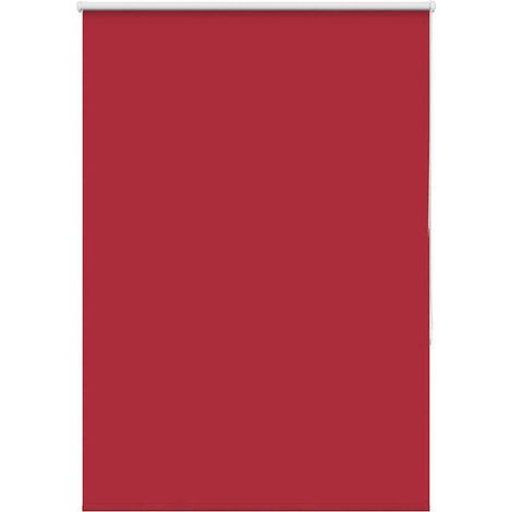 Store enrouleur occultant rouge, largeur du tissu 100,7 cm (1/5)