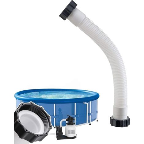 Tuyau de Pompe de Piscine - Tuyau de Filtre pour Piscine Hors Sol - Raccord