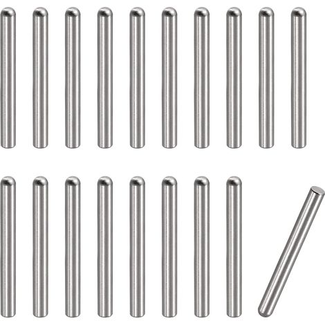 5x45mm Stud Pins, 20pcs 304 Stainless Steel Round Flat Head Chamfered Terminal Dowel Pin Wood Bunk Bed Shelf Pegs Bracket Shelves Tie Elements (1/5)