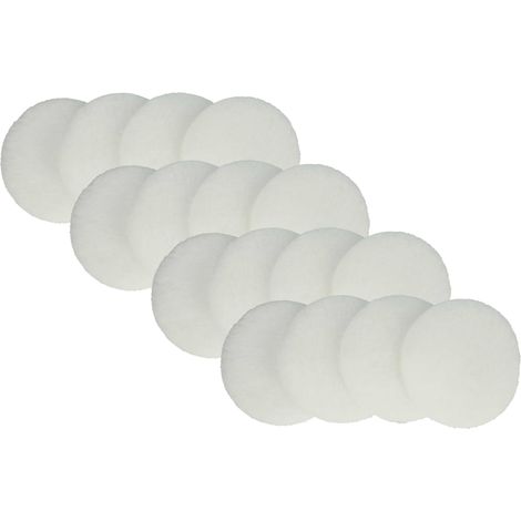 vhbw 16x Pollenfilter kompatibel mit Zehnder ComfoSpot Twin40 Lüftungsgerät - Luftfilter Weiß
