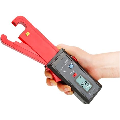 Testeur de résistance numérique, Pince multimètre de Fuite AC/DC, 10 000 Points, Plage Automatique, Mesure 0 mA 60 A, Courant de Fuite AC/DC, Inteace à mâchoire de 7 mm (1/5)