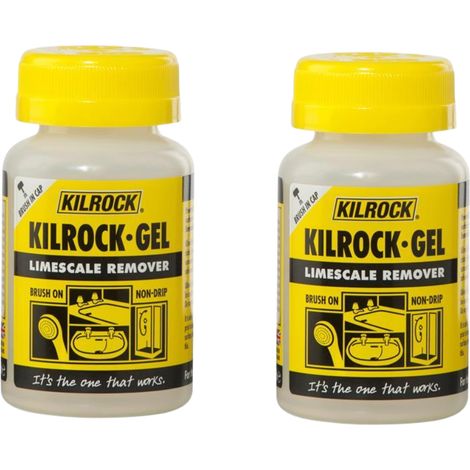 Kilrock Gel Limescale Remover 160ml Pack of 2 - Hard Water Stains (1/2)