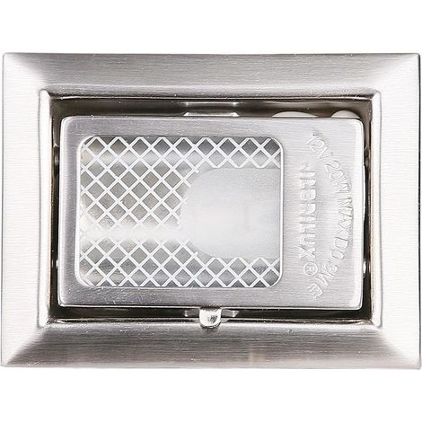 Applique encastrée escalier satinée rect. G4 20W MS-06 Candellux