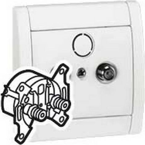 Legrand 84322 - SAGANE TV socket for CABLE NETWORKS - DOUBLE "F", SCREW