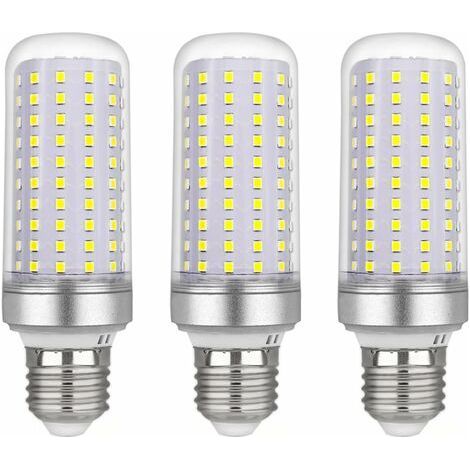 E27 LED-Maiskolbenlampe, 30 W, AC 175–265 V, Kaltweiß (6000 K), 2500 lm, nicht dimmbar, entspricht einer 300-W-Halogenlampe, LED-Maiskolbenlampe für Kronleuchter, Deckenleuchten, Tisch- und Stehlampen (1/5)