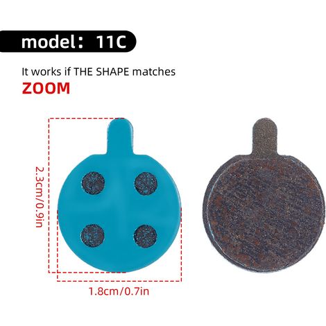 11C Plaquettes de frein pour vélo, plaquettes de frein à disque, plaquettes de frein hydrauliques, accessoires pour freins à disque BB5/BB7 (1/5)