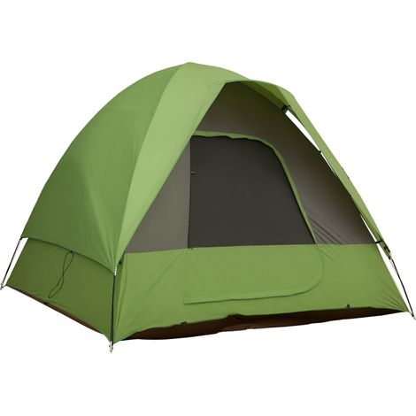 Tente de voiture, pour 4-5 personnes, 300 x 300 x 230 cm, polyester en fibre de verre, verte, tente de camping, tente de voyage