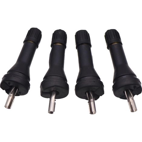 Lot de 4 valves TPMS pour pneus sans chambre à air Mazda, Jeep, Mitsubishi, Nissan, Renault, Fiat et Chrysler (1/5)